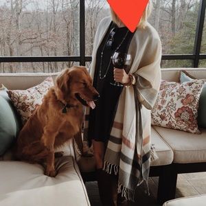 LOFT poncho - perfect for fall layering!